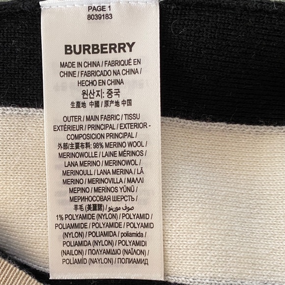 Burberry Kristen Logo Merino Wool Skirt XS US 2-4 - Picture 13 of 14